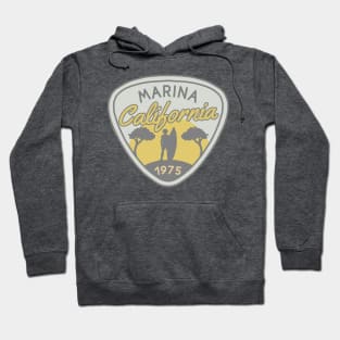 Marina California 1975 Surfer Hoodie